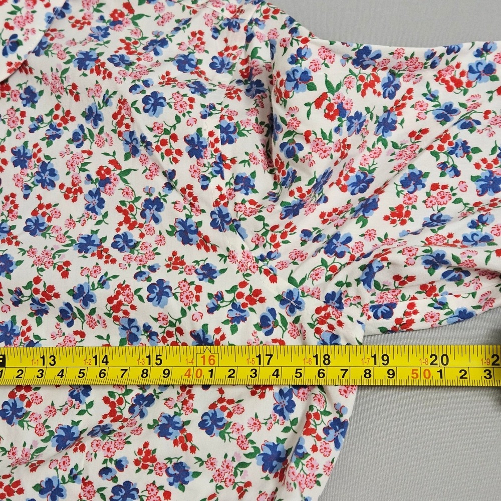 Brooks Brothers 6 Coquette Cottagecore Floral Supima Cotton Button Down Preppy - Picture 6 of 9